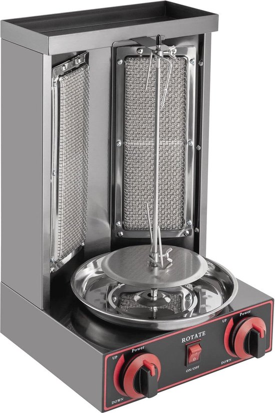 WMF LONO Tafelbarbecue, Plat En Geribbeld, 2300 W, Elektrische Grill Met Variabele Temperatuurinstelling