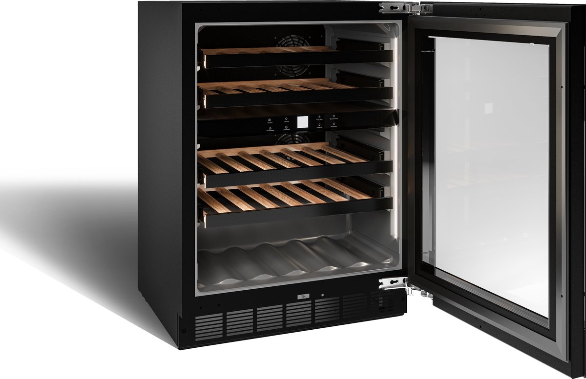 Nestor NWXS231FN1 Wijnkoelkast 31 Flessen 2 Zones Zwarte - afbeelding 3