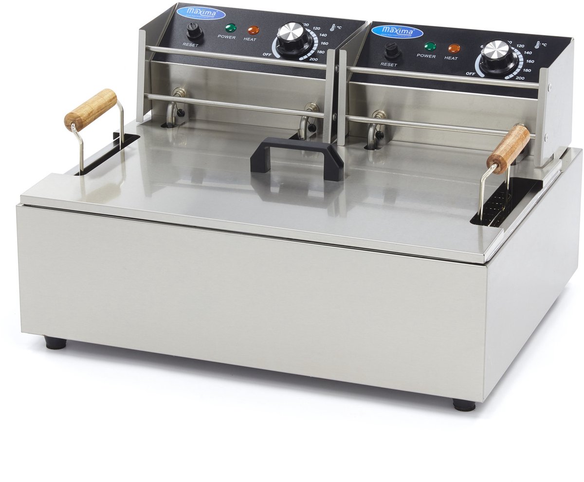 Maxima Frituurpan 15 L 1 Mand tot 3 Kg Frites Friteuse