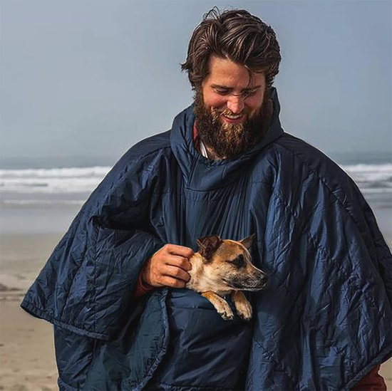 Winter Poncho Jas voor Outdoor Camping - Waterdichte Slaapzak Cape met Hoed van Fostoy — afbeelding 5