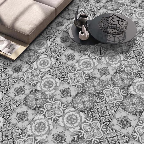 Vinyl vloertegels Kleefvinyl Newcastle 23,2x122,7cm Zand