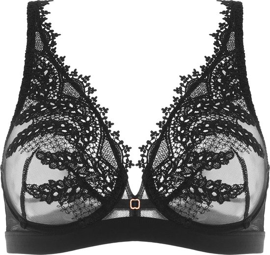 Miss Mary Of Sweden Maya Bikini BH - Beugelloos Met Ondersteuning 75E Zwart