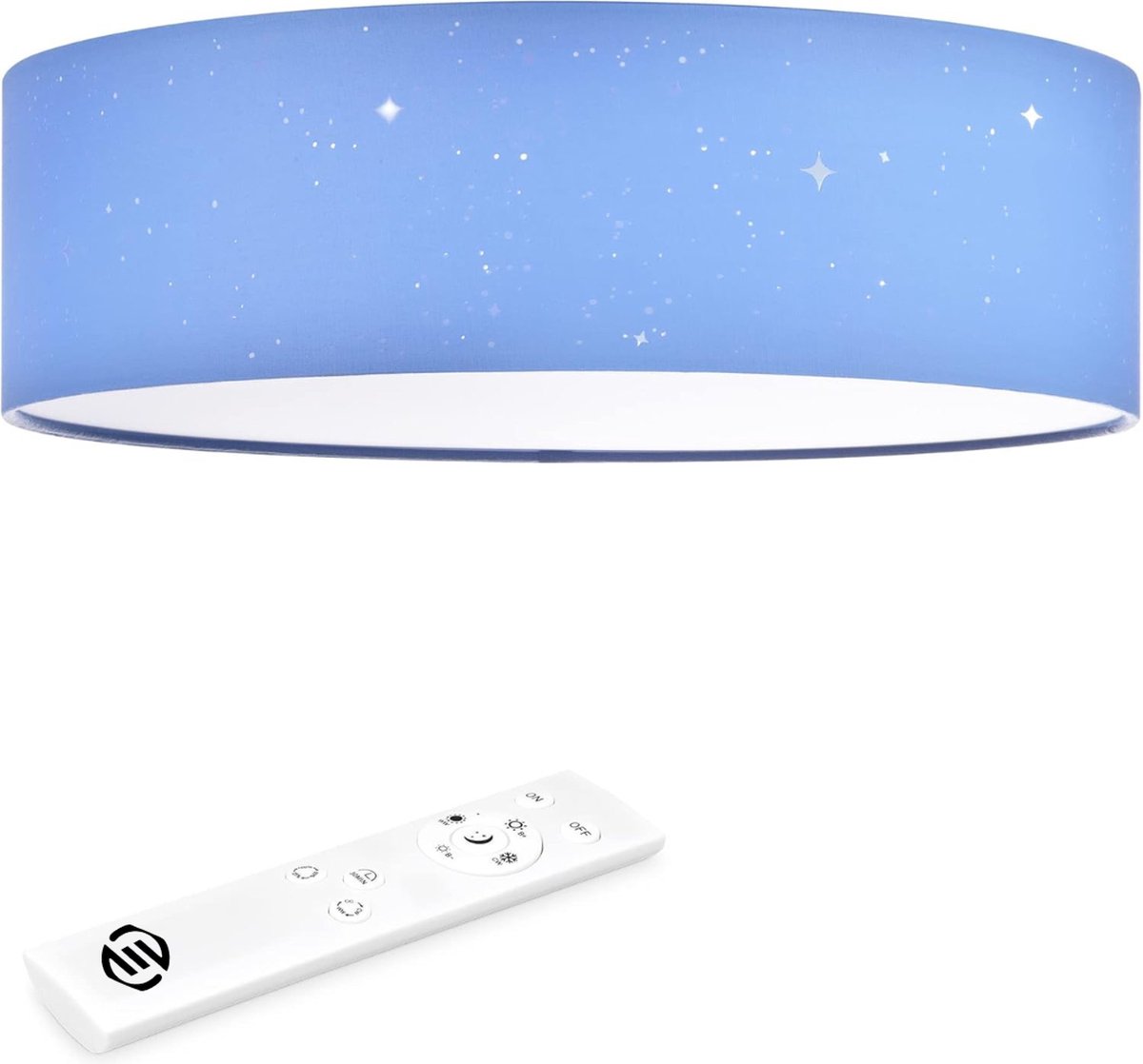 Equivera Plafonaire Lamp - Lamp - Plafond Lamp - Plafonnaire Lamp - Plafondlamp ‎Lichtblauw