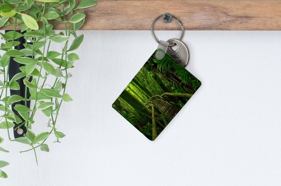 Porte-clés - Jungle - Pont - Mousse - Nature - Tropical - Cadeaux - Plastique