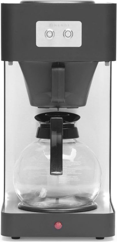 Severin koffiezetapparaat compact 4 kopjes zwart rvs filterkoffie bij Planet Happy