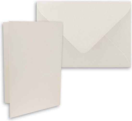 FarbenFroh DIN B6 Folding Card Set With Envelopes In Royal Blue 120 X