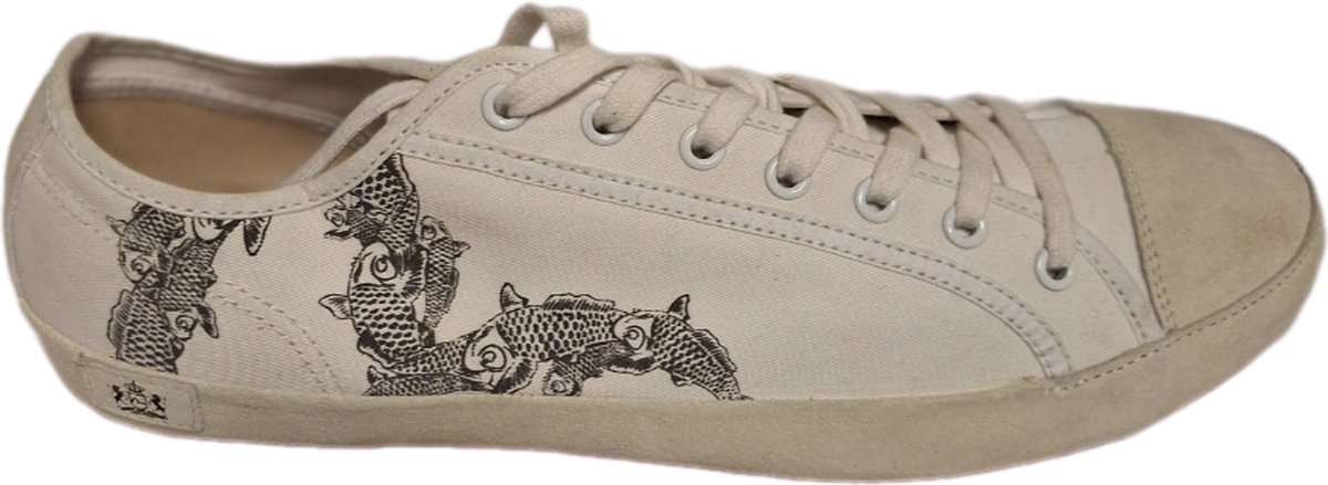 EVISU-SNEAKER-EV/DOJU-WHITE-CANVAS-SIZE 46