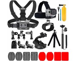 Somstyle 20-in-1 Set Geschikt voor GoPro Hero 12, 11, 10, 9, 8, 7, 6, 5 & 4 - Action Camera Accessoires