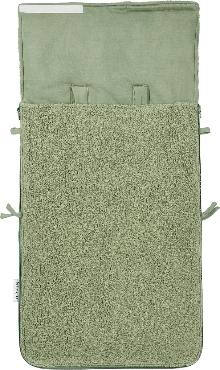 Meyco Baby Teddy voetenzak - olive green - 40x82cm van Meyco Baby — afbeelding 5