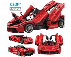 CaDA - C61505 - Viva Hypercar – 1:8 - Bouwset - 4739-delige - met V12 Motor & Functionele Versnellingsbak (MOC by This de Boer)