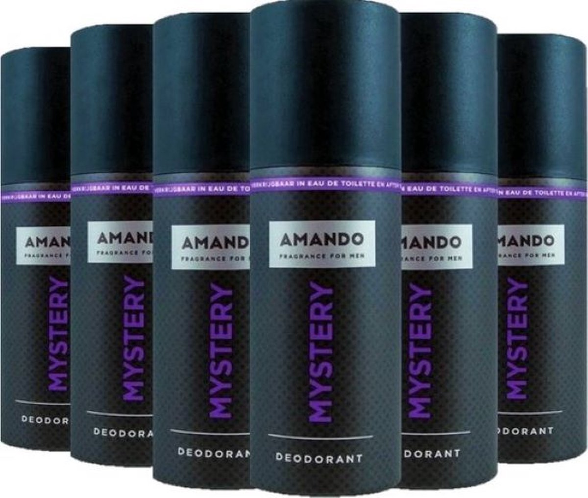 Goedkoopste Amando Mystery Deo Spray - Voordeelverpakking 6 x 150 ml