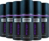 Amando Mystery Deo Spray - Voordeelverpakking 6 x 150 ml