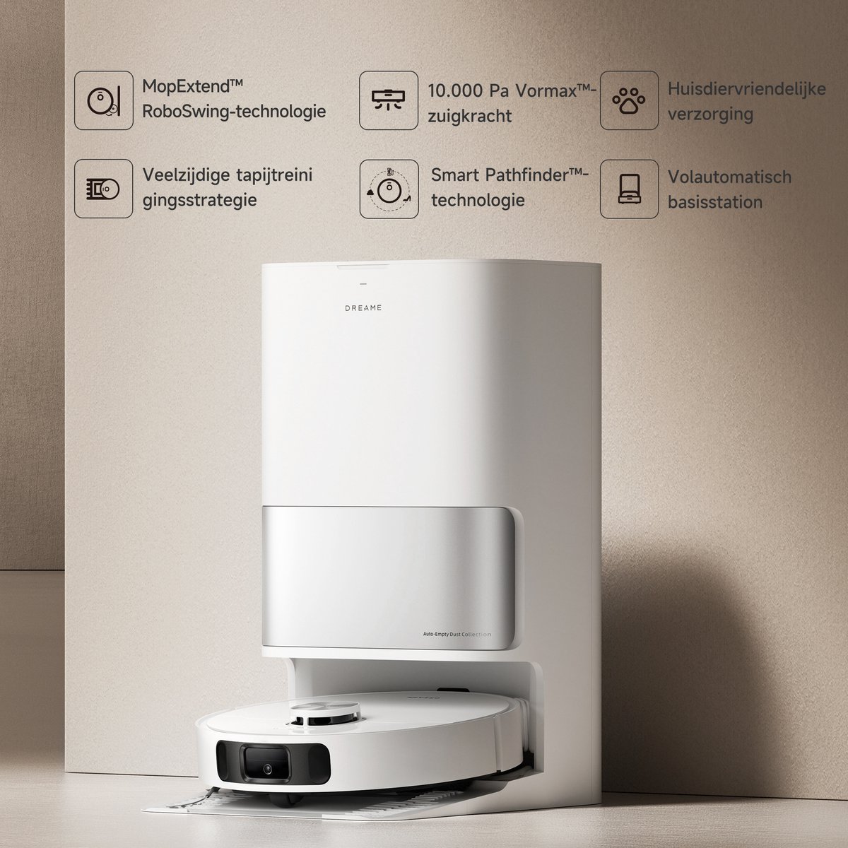 Dreame L10s Ultra Gen 2 - Robotstofzuiger met Dweilfunctie - Groter bereik - Krachtige Tapijtreiniging - Geschikt voor huisdierharen — afbeelding 5