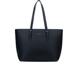 Eleganci - Dames Tassen - Shopper - Tas met rits - Schoudertas - Handtas - Schooltas - Werktas - geschikt voor A4 - Zwart