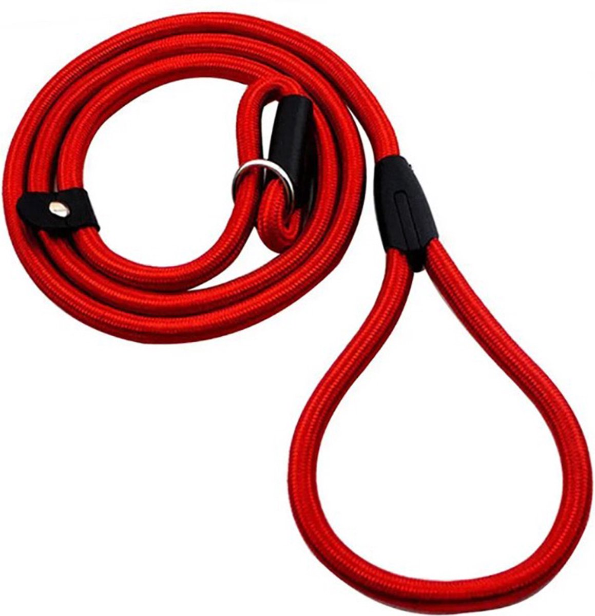 Actie4you® - Sliplijn Met Trainings Halsband - Hondenriem - Sliplijn - Hondenriem - 130 cm - Rood