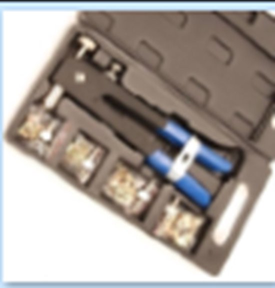 Klinkmoer montagetang met assortiment klinkmoeren/ Rivet Nut Assortment