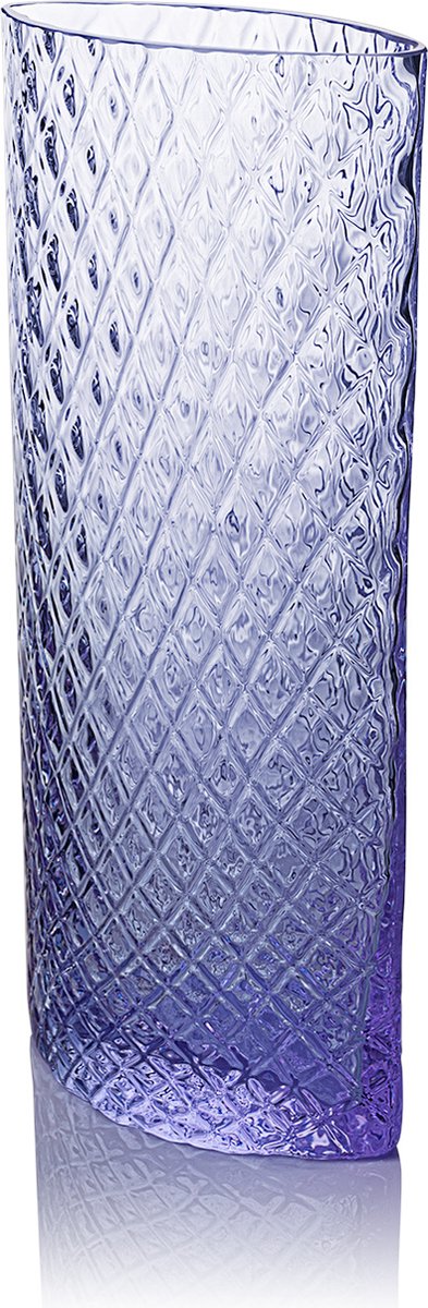 Handgemaakt kristallen Lilie vaas 300mm - Alexandrite