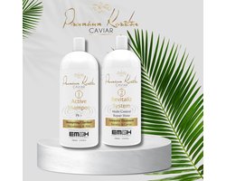 Premium Keratin Caviar - Braziliaanse keratinebehandeling kit 2x1000ml