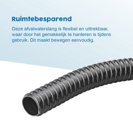 Afvalwaterslang – 10 m Flexibel & Uittrekbaar – ProPlus