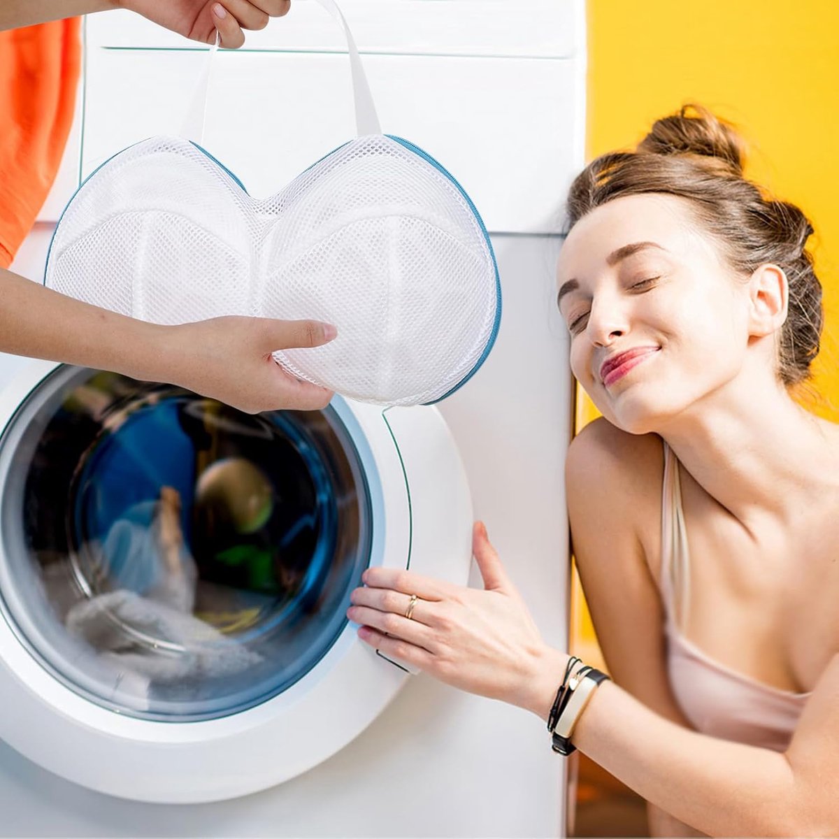 3x Bh Waszakken - Bh Wasnetje Voor Wasgoed - Anti-Vervorming - Waszakje Lingerie - Premium Lingerie Waszakje - 19x35cm - Met Rits - Waszak Bh - Delicaat Wasgoed - Waszak - Wasgoed - Waszakje Laundry Bag - Wasnet - Wasmachine - Geschikt Voor A-C-cup — afbeelding 4