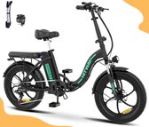 HITWAY Elektrische fiets - Ebike - 26 inch - 112 Ah - tot 35-90 km - 7 versnellingen