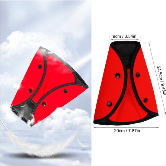 MHwan Coussin de Ceinture de sécurité pour Enfants, 2 pièces, qualité A, Coton PP, Protecteur de Ceinture pour Voiture, Adultes, Coussin de Ceinture de sécurité Amovible et Lavable, kussen Doux pour Protection de la tête et des épaules