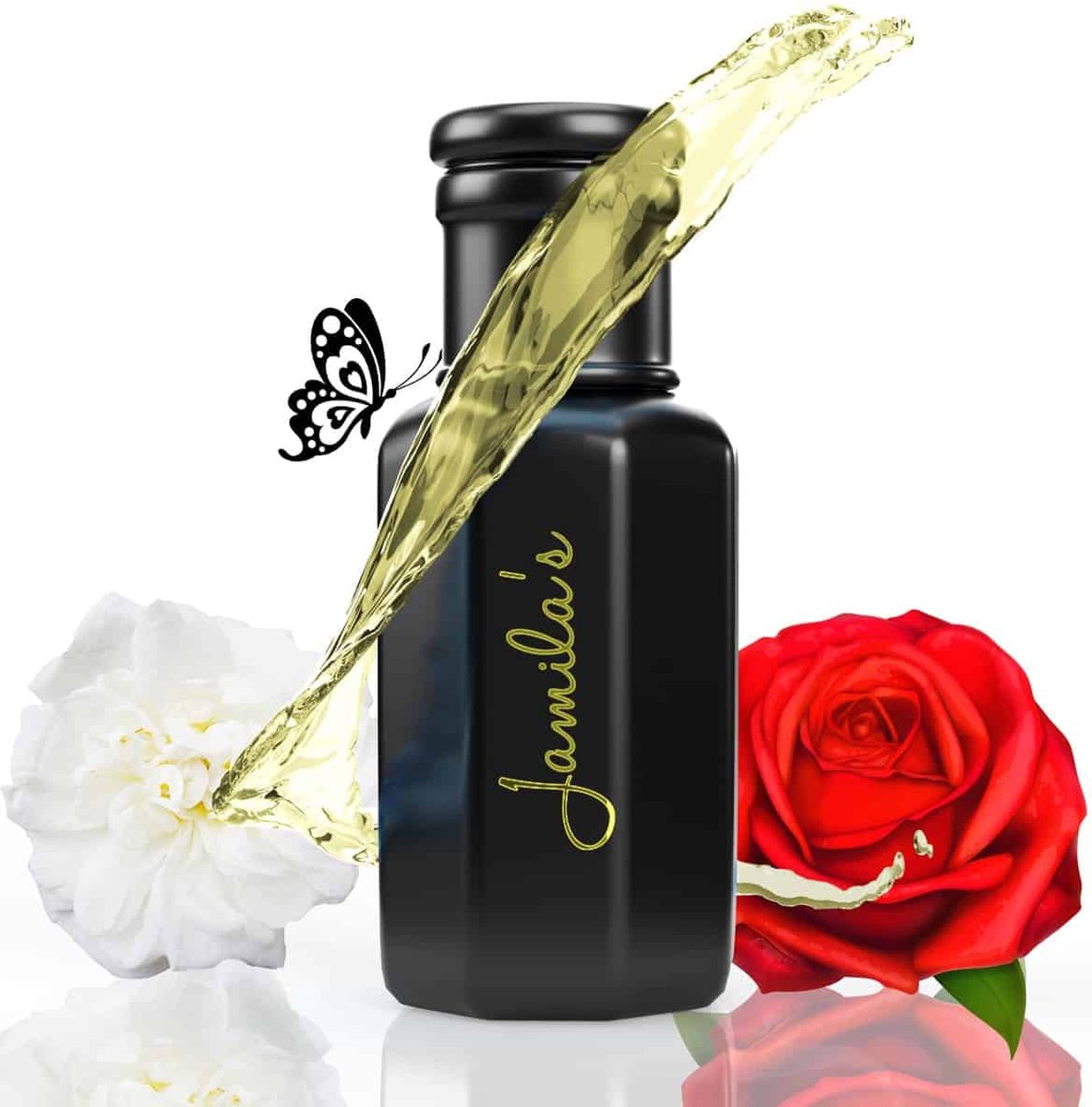 Goedkoopste Jamila's Musk Rose parfumolie - Musk en Rozen - Parfumolie - Geur olie