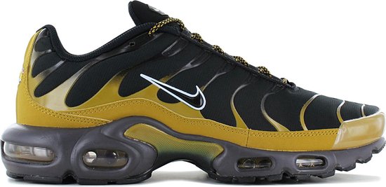 air max plus gold and black