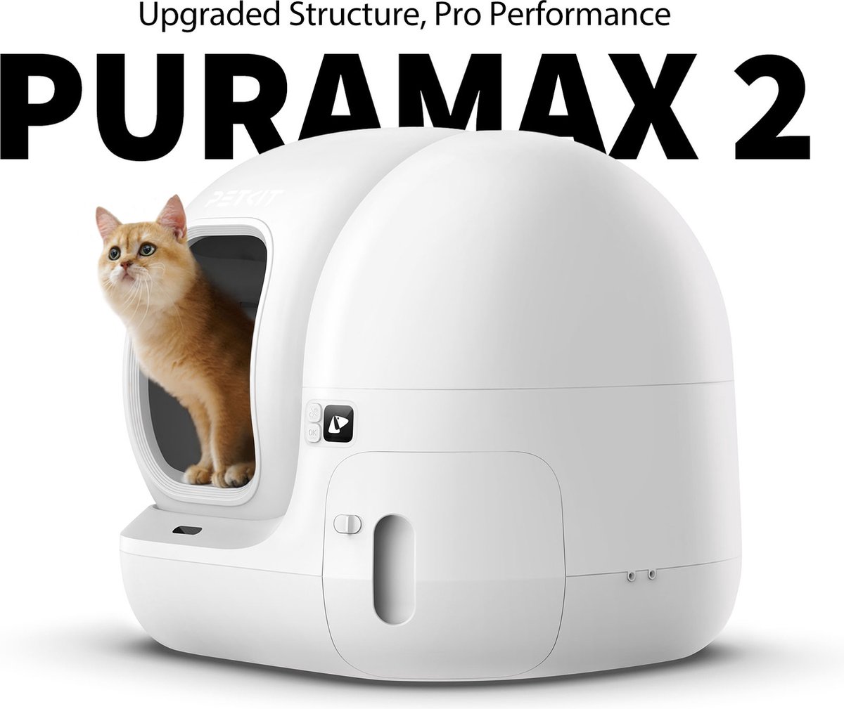 PETKIT Pura Max 2 Premium - Zelfreinigende kattenbak met AI thumbnail 3
