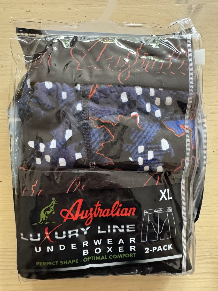 2 stuks Australian Boxershort -Mystery print - XXL