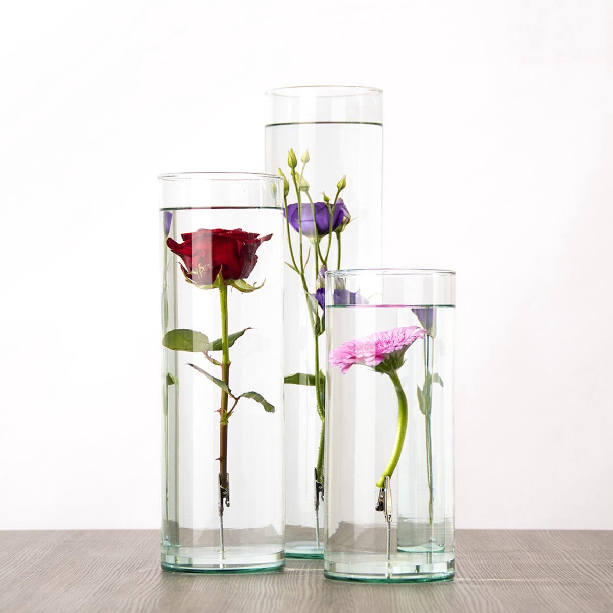 Onderwaterbloemen vaas Medium Verzonken bloemen vaas L 12,2 x B 12,2 x H 30