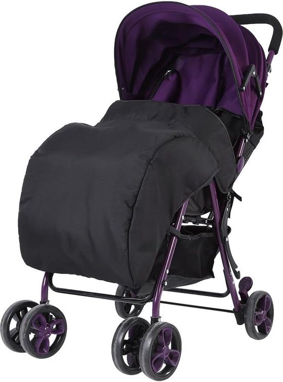 Universele kinderwagen voetenzak, waterdicht en winddicht - zwart - buggy accessoire van Merkloos — afbeelding 3