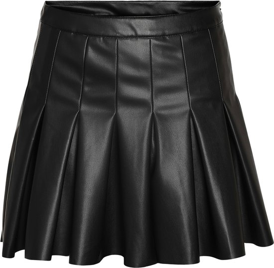 Noisy May Paulo High Waist Pleated Mini Dames Korte rok zwart