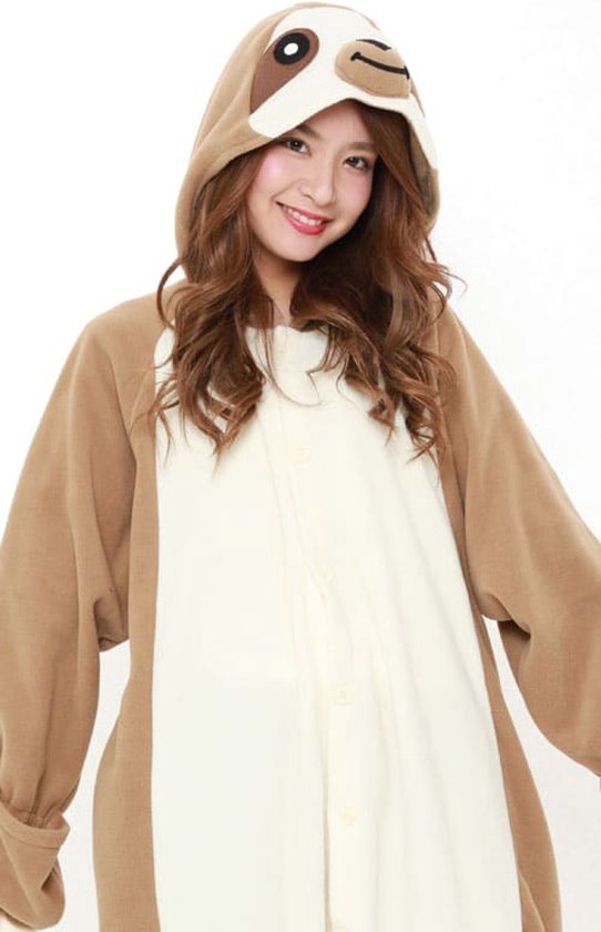 Corimori 1852 Louis De Aap Onesie Jumpsuit - Pluizig Kostuum Voor Volwassenen Maat 170-180 Cm