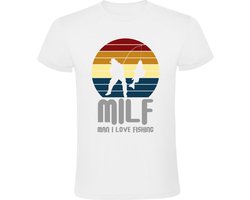 MILF - Man I Love Fishing Heren T-shirt - vissen - hobby - visclub - hengelsport - dierendag - grappig MILF - Man I Love Fishing Heren T-shirt - vissen - hobby - visclub - hengelsport - dierendag - grappig