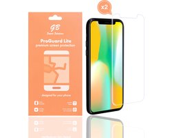 foto van GB ProGuard Lite screenprotector - geschikt voor iPhone X - Xs - 11 Pro - 2 stuks - Ultradun Gehard Glas