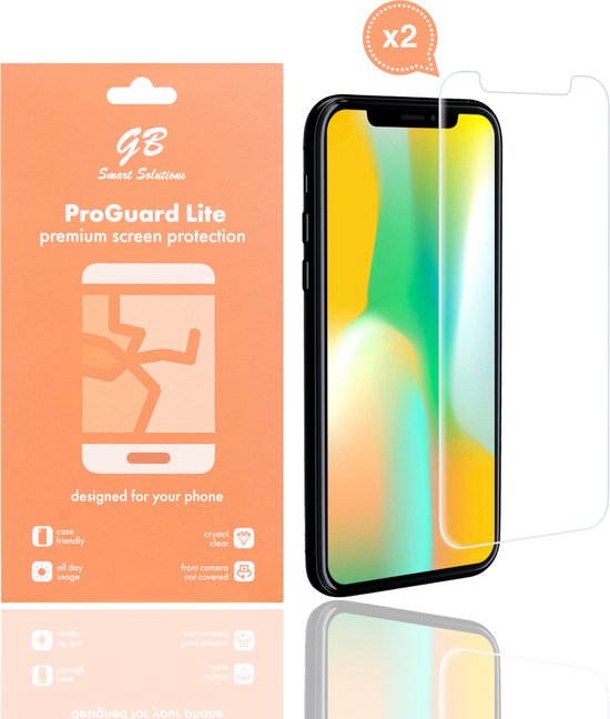 Protecteur d'écran GB ProGuard Lite conçu pour iPhone X - Xs - 11 Pro - 2 pièces