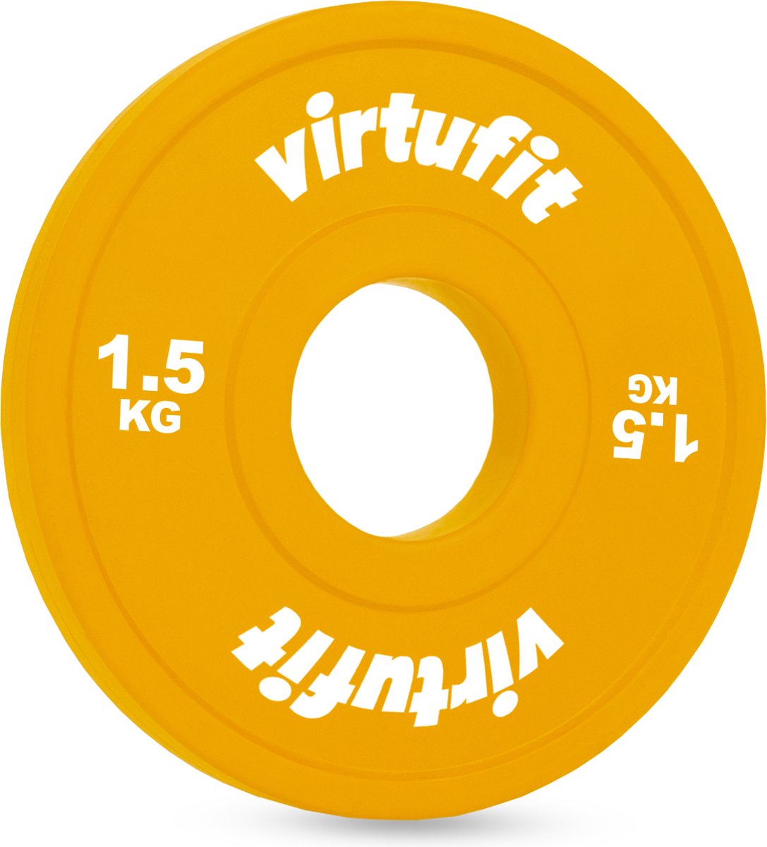 Disque Olympique En Fonte VirtuFit - 10 Kg - Pour Musculation, CrossFit, Entraînement à La Maison Ou En Salle