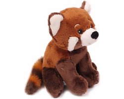 PIA Soft Toys - Pluche Knuffeldier - Rode Panda - 13 cm