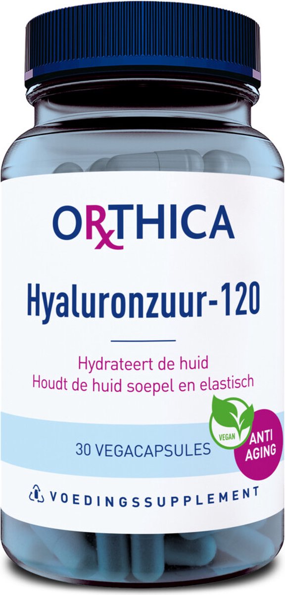 Orthica Hyaluronzuur-120 Anti-Aging - 2 x 30 capsules - Voordeelverpakking