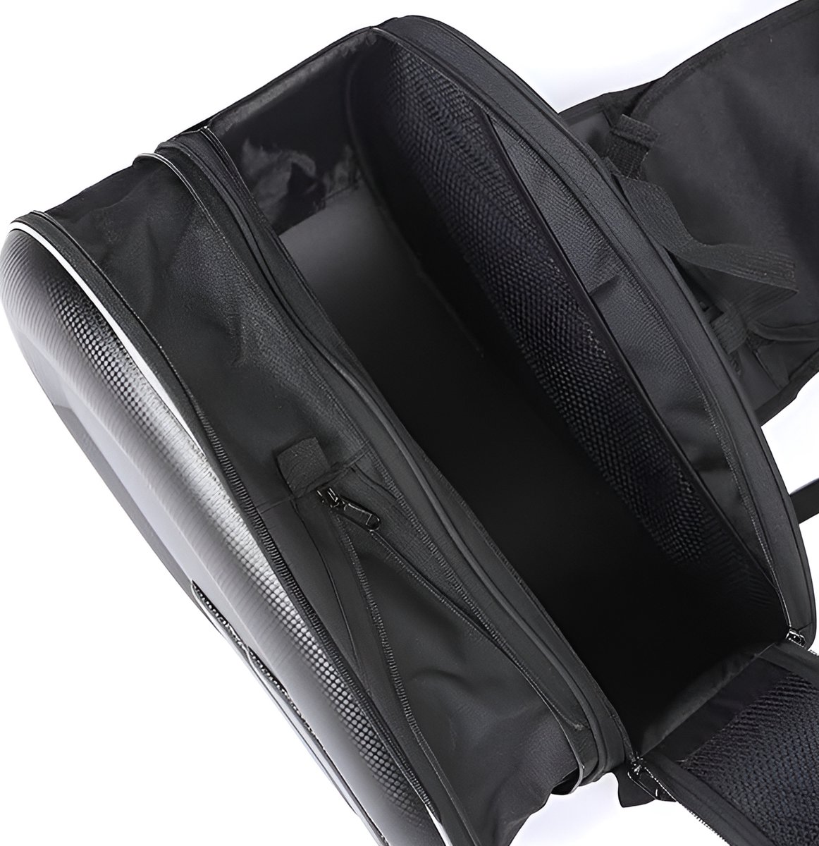CarryQuest® - Motor Rugzak - Universele Motorfiets Tas - Motorrugzak - Waterdicht, Lichtgewicht, 36L-58L Capaciteit - Inclusief Regenhoes - Carbon – foto 3