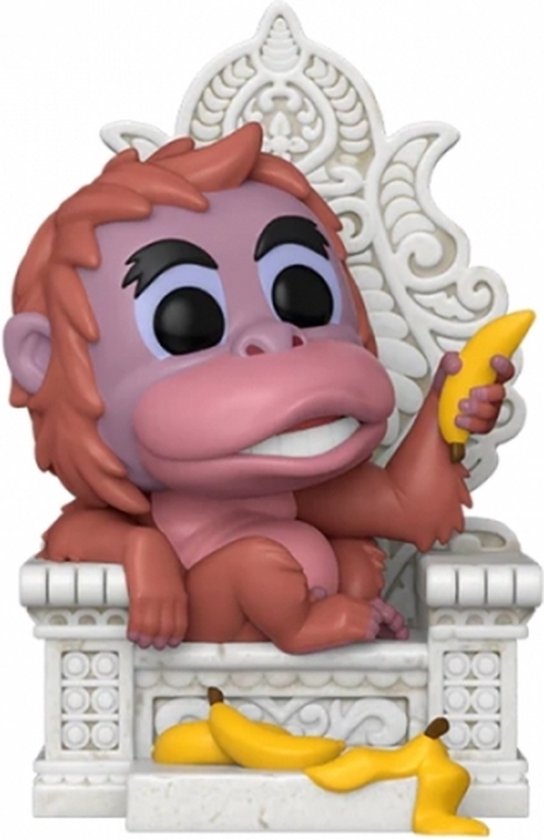 The Jungle Book King Louie on Throne (Pop! Deluxe) vinylfiguur 1491 Funko Pop! meerkleurig