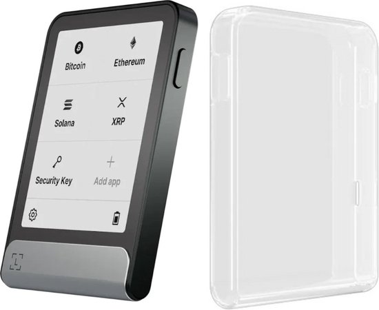 Ledger Flex + Beschermhoes Transparant - Hardware Wallet - Wallet voor Bitcoin, Ethereum en vele andere crypto