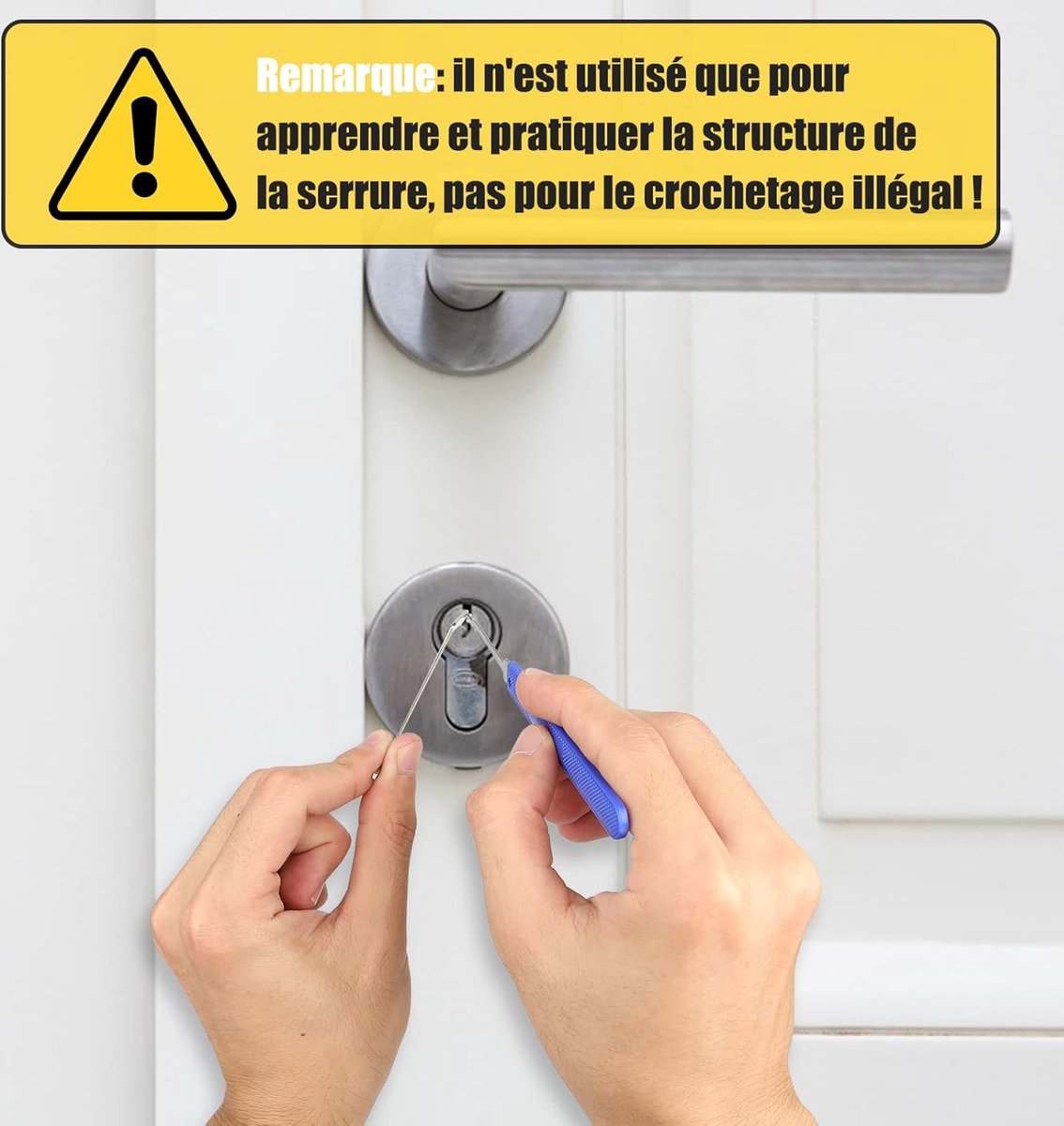 Solidchoice - Lockpick Set met 36 Stukken voor Beginners en Training — cadeau in Hobby - foto 5