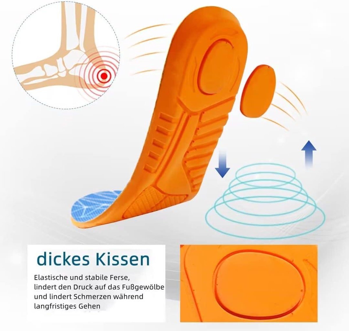 comfortabele zool | Comfysole Comfysole Comfort orthopedische inlegzolen | voetsteun | Comfort inlegzolen voor dames en heren om de hele dag te staan