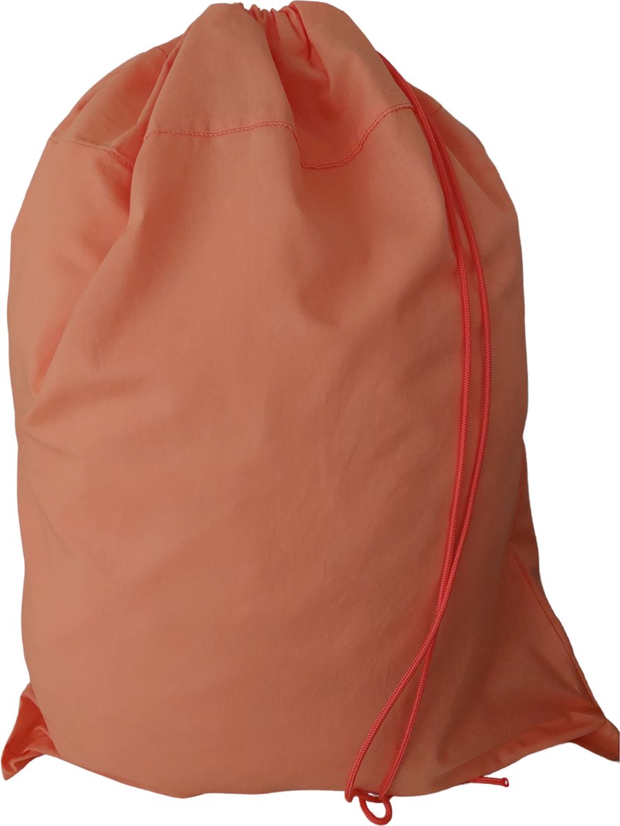 Goedkoopste Bluvardi katoenen waszak -XXL- met trekkoord - oranje