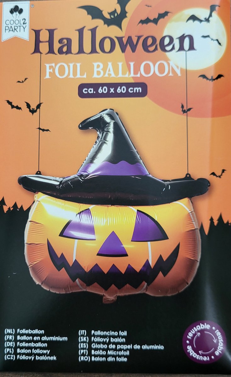 Halloween foil balloon