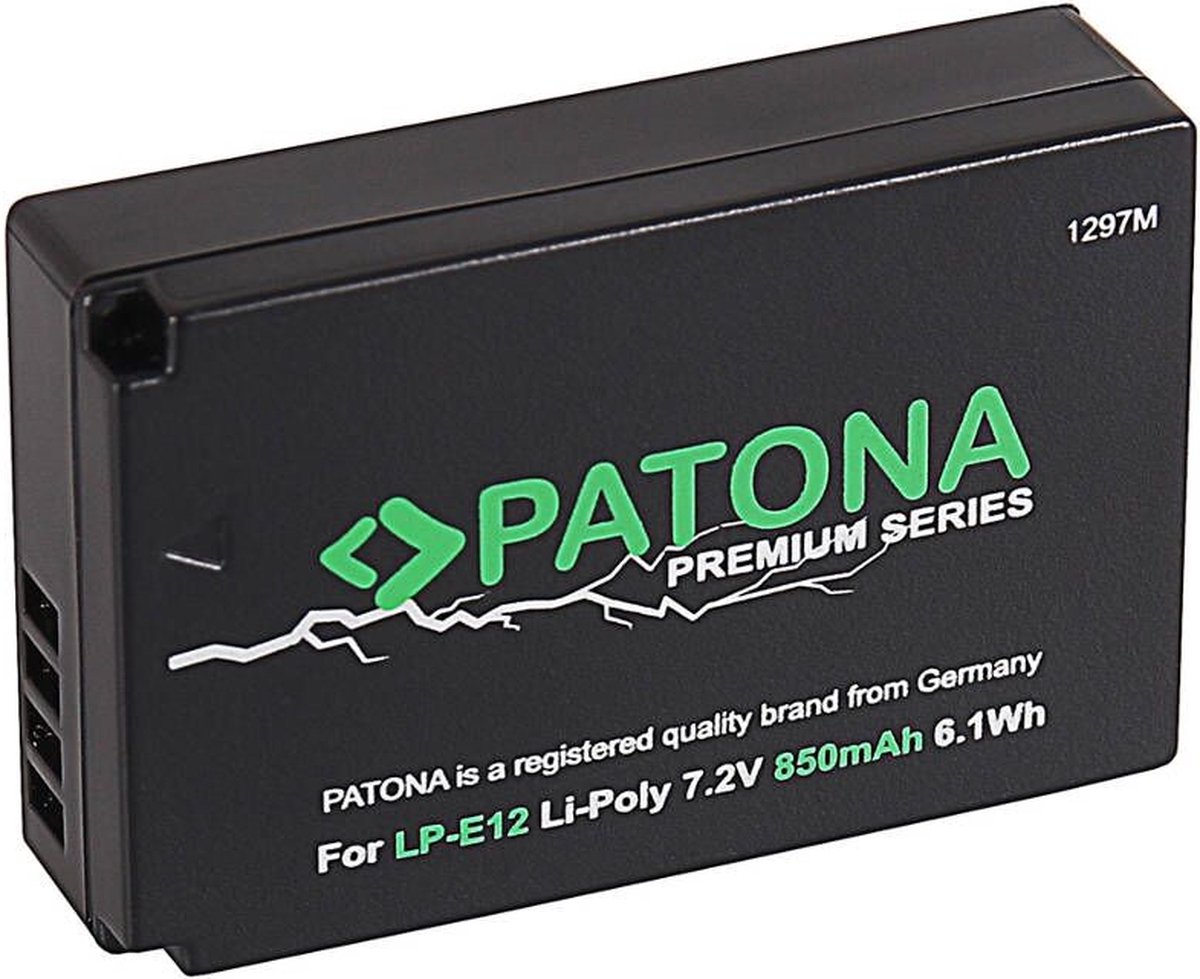 Canon LP-E12 accu Patona Premium