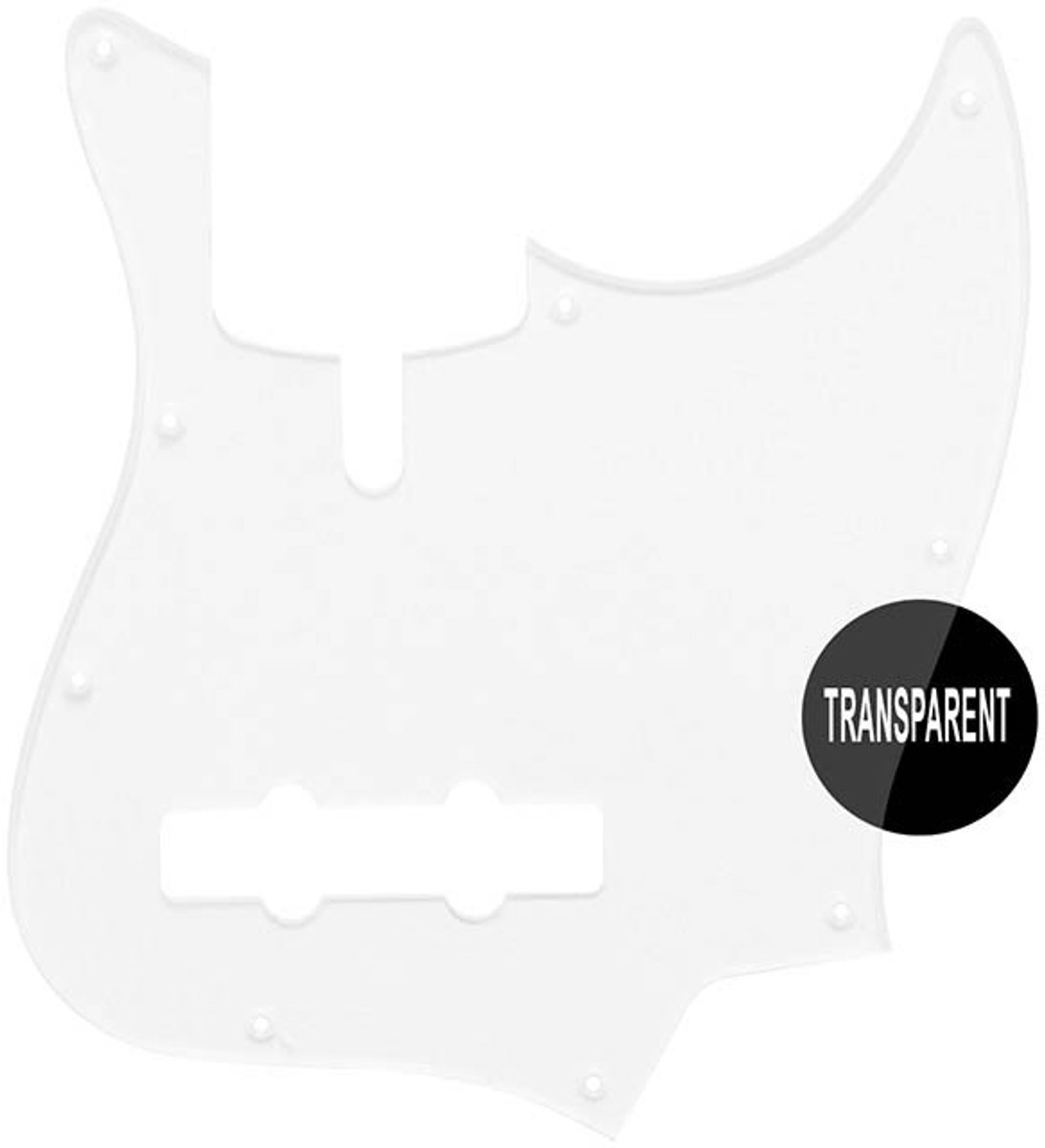 Boston M5V-110-TR pickguard, Sire Marcus Miller V-series 5-string, 1 ply. transparent