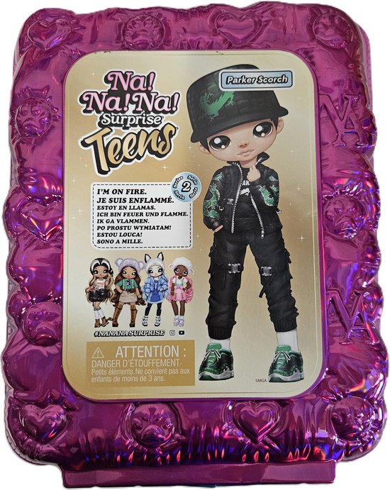 Na! Na! Na! Surprise Teens Serie 2 Parker Scorch - Modepop van Na Na Na Surprise — afbeelding 4